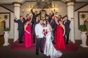 A Couple Enjoy Wedding Venue