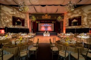 The Ballroom Hosts Your Entire Guest List Comfortably